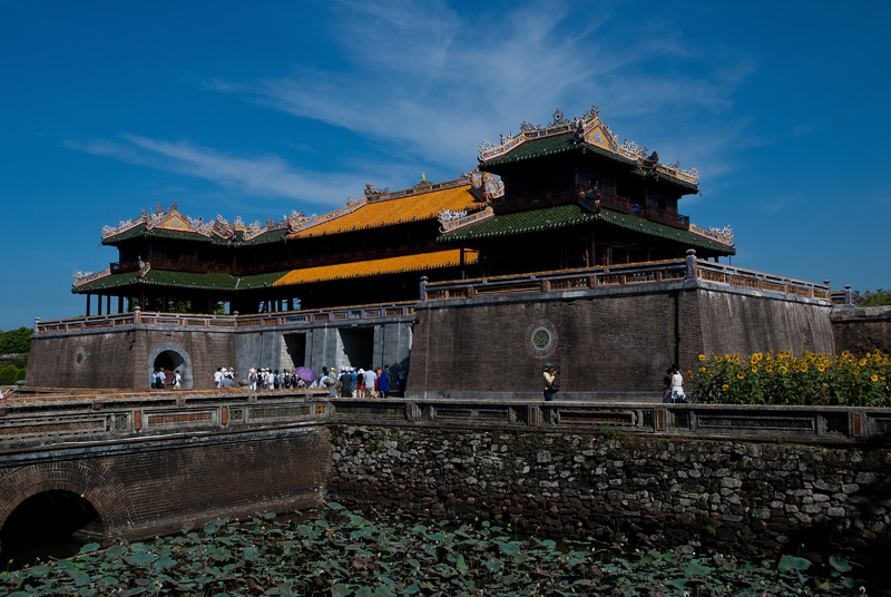Mooie tempel in Hue Vietnam Tempel in Hue
